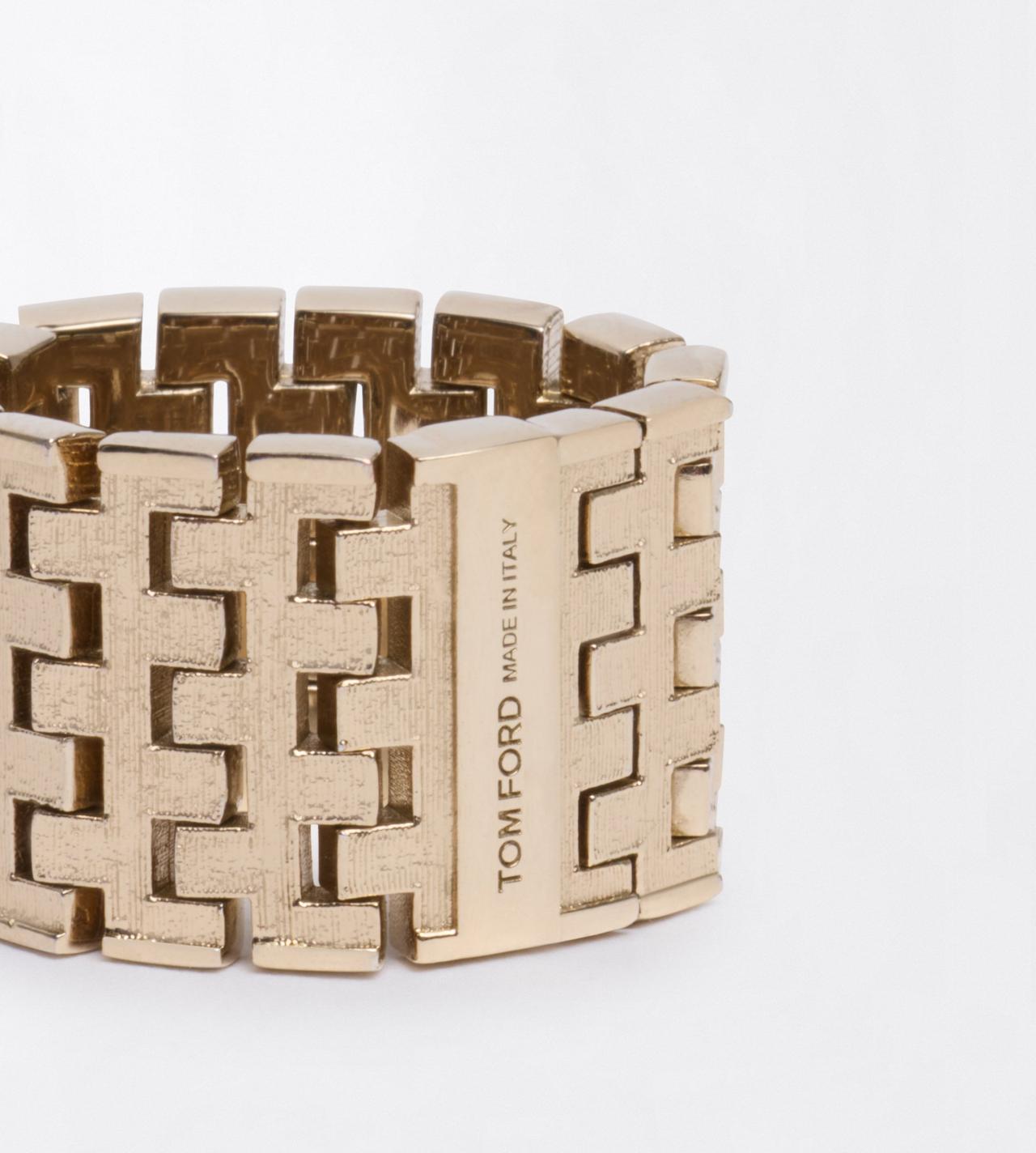 TOM FORD BRASS PALE GOLD BRASS AION RING