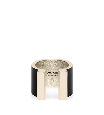 ANILLO ABIERTO FERA DE LAT&Oacute;N LACADO MATE image number 0