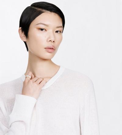 TOM FORD  PEARLED IVORY JEWELRY RING