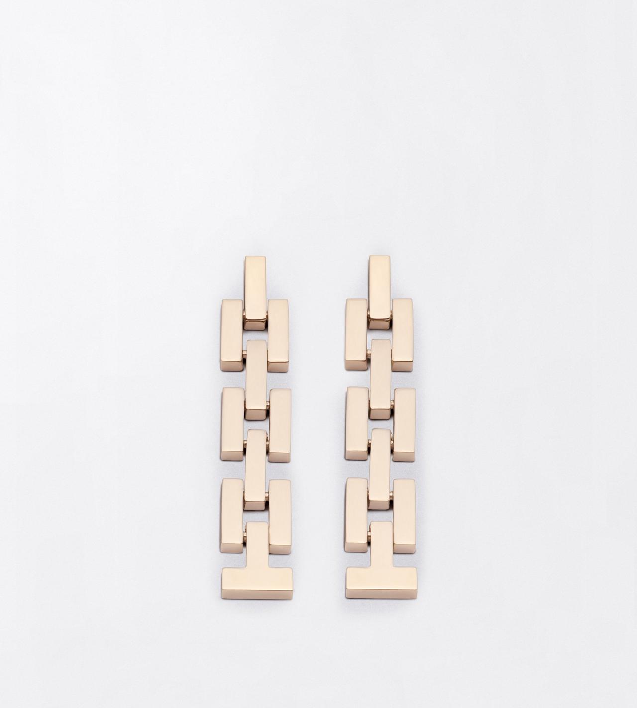 TOM FORD BRASS PALE GOLD BRASS LIA EARRINGS