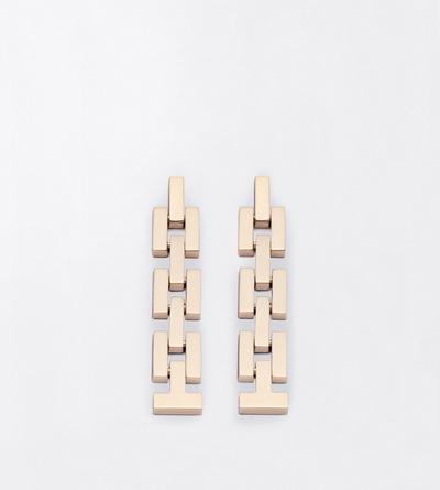 TOM FORD BRASS PALE GOLD BRASS LIA EARRINGS