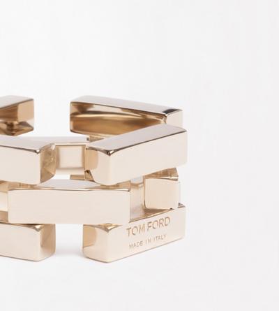 TOM FORD BRASS PALE GOLD BRASS LIA RING