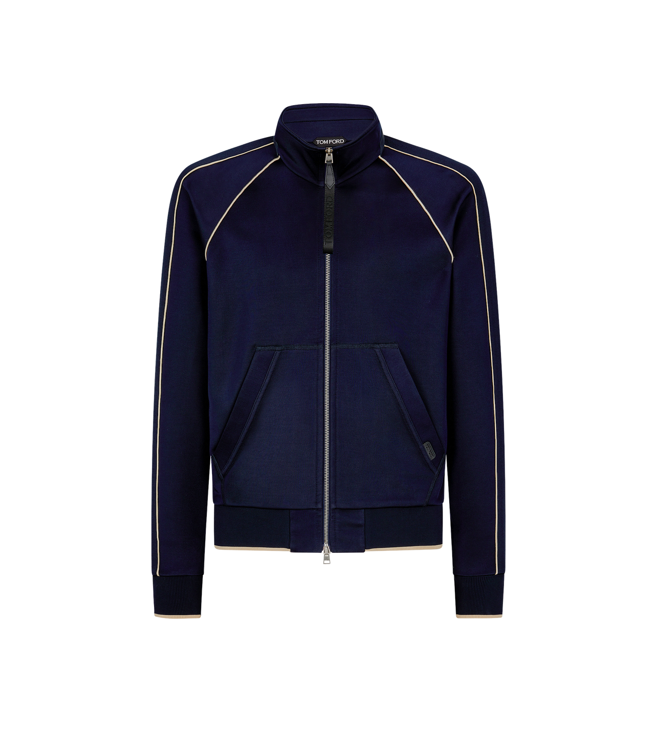 JERSEY ZIP THROUGH WITH PIPING image number 0