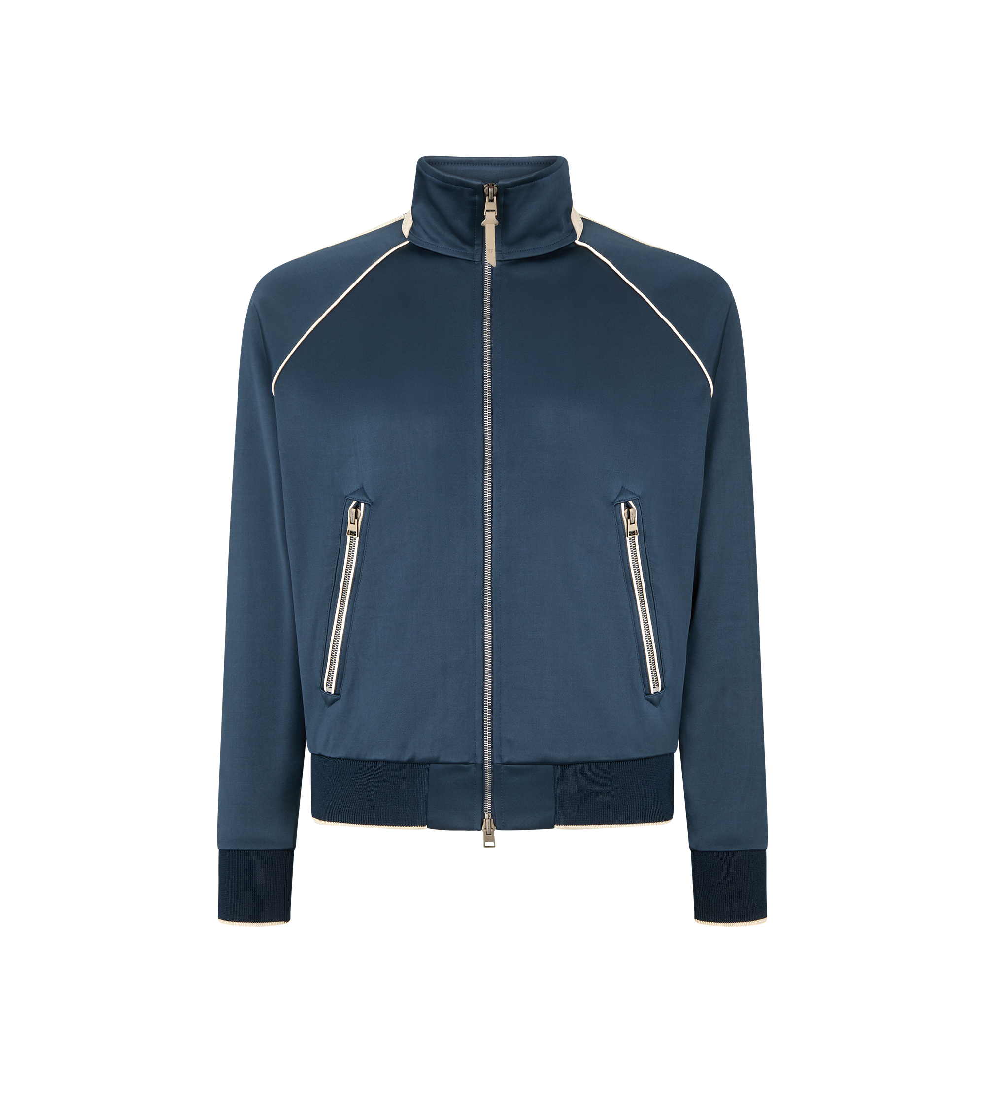 ダウンジャケット Tom Ford JZL005 JMV001S23 JERSEY ZIP THROUGH Jacket JZL005-JMV001S23_AW004_OS_A