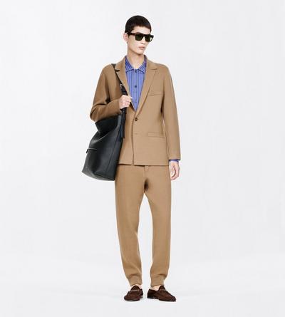 TOM FORD WOOL HAZELNUT DOUBLE FACE WOOL JOGGERS&nbsp;