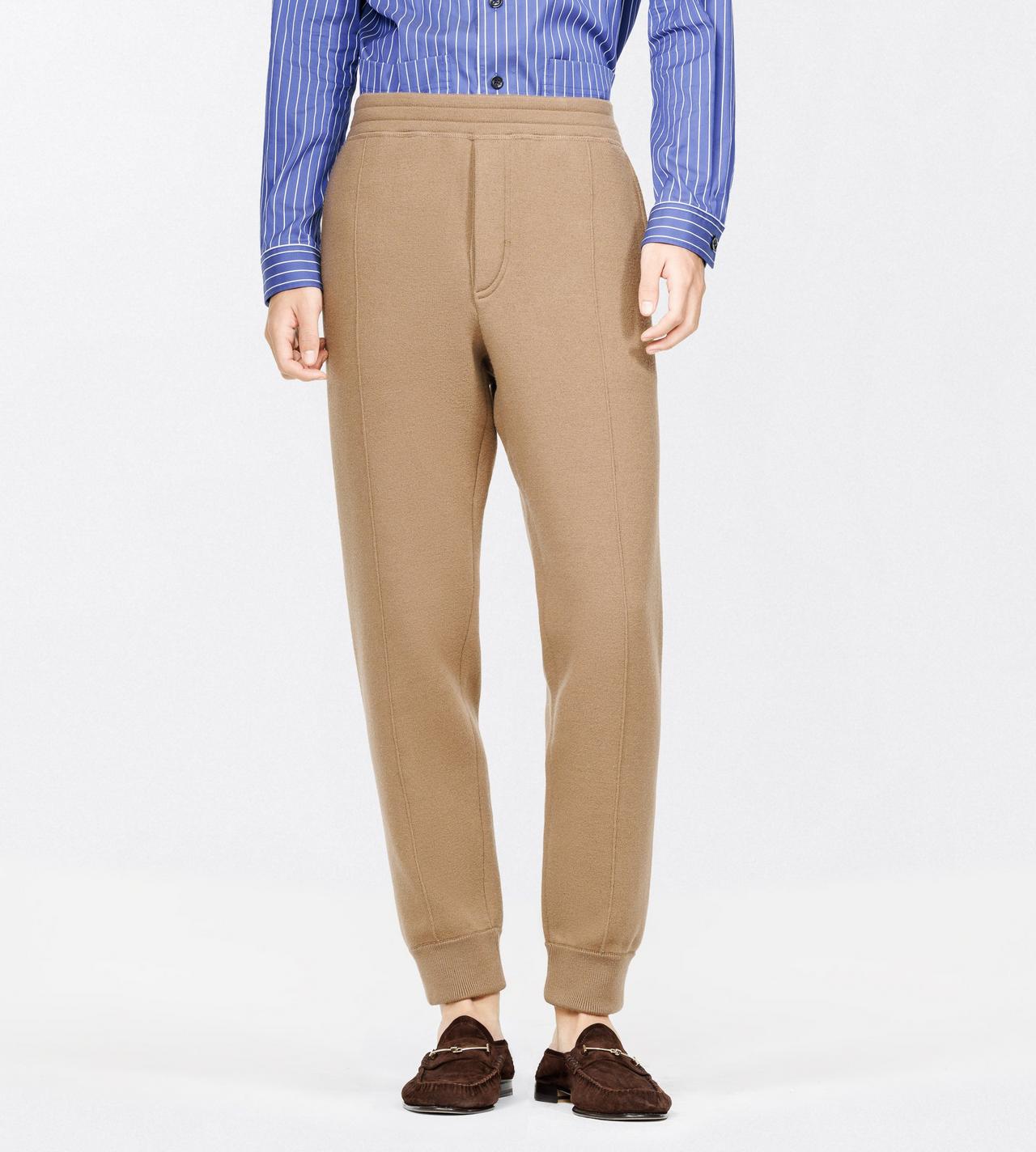 TOM FORD WOOL HAZELNUT DOUBLE FACE WOOL JOGGERS&nbsp;
