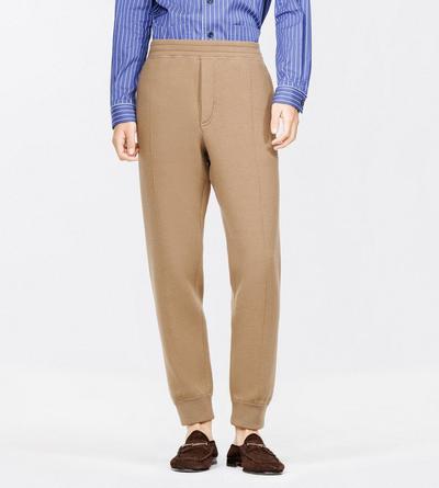 TOM FORD WOOL HAZELNUT DOUBLE FACE WOOL JOGGERS&nbsp;
