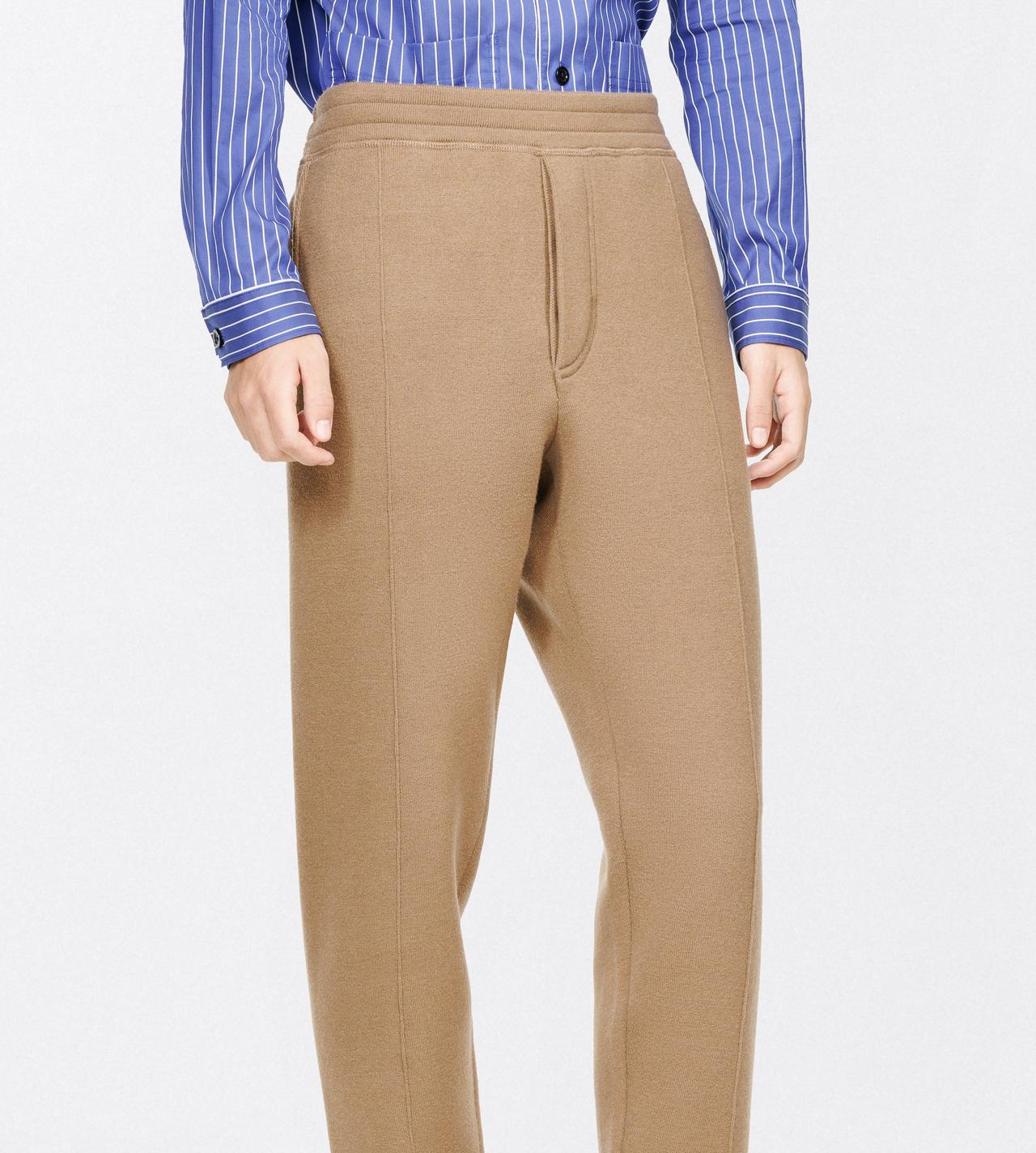 TOM FORD WOOL HAZELNUT DOUBLE FACE WOOL JOGGERS&nbsp;