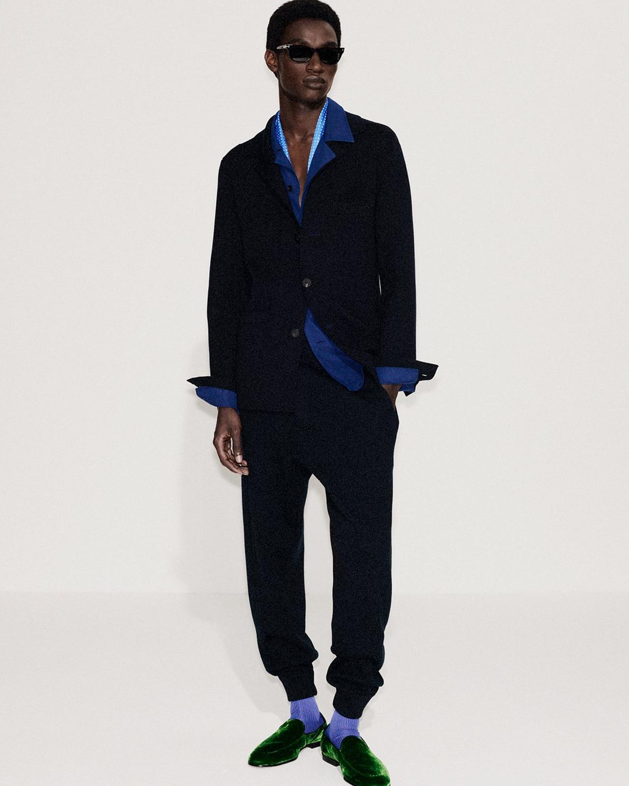 DOUBLE FACE WOOL JOGGERS image number 3