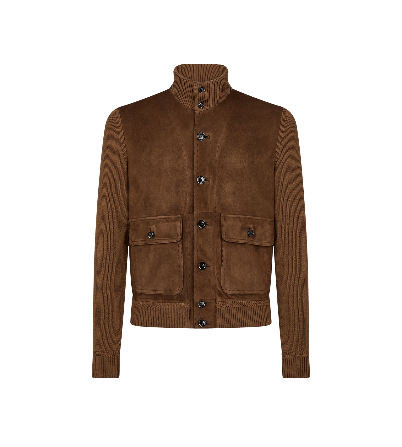 SUEDE FRONT MERINO BLOUSON image number 0