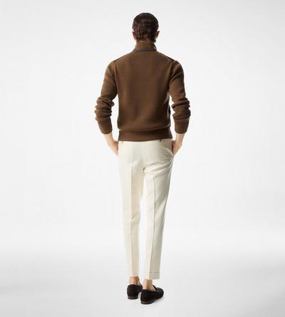 SUEDE FRONT MERINO BLOUSON image number 3