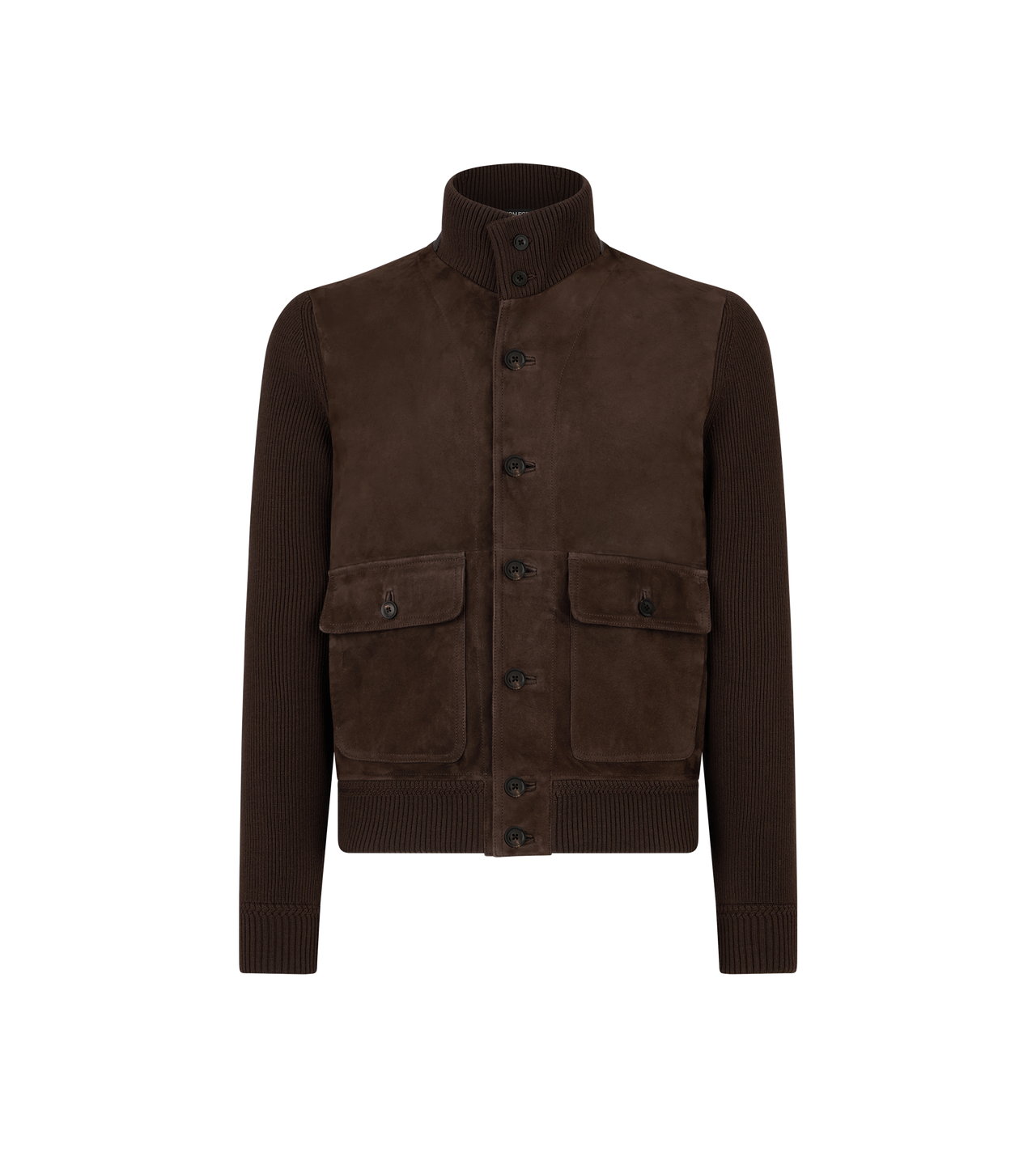 SUEDE FRONT MERINO BLOUSON image number 0