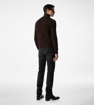 SUEDE FRONT MERINO BLOUSON image number 2