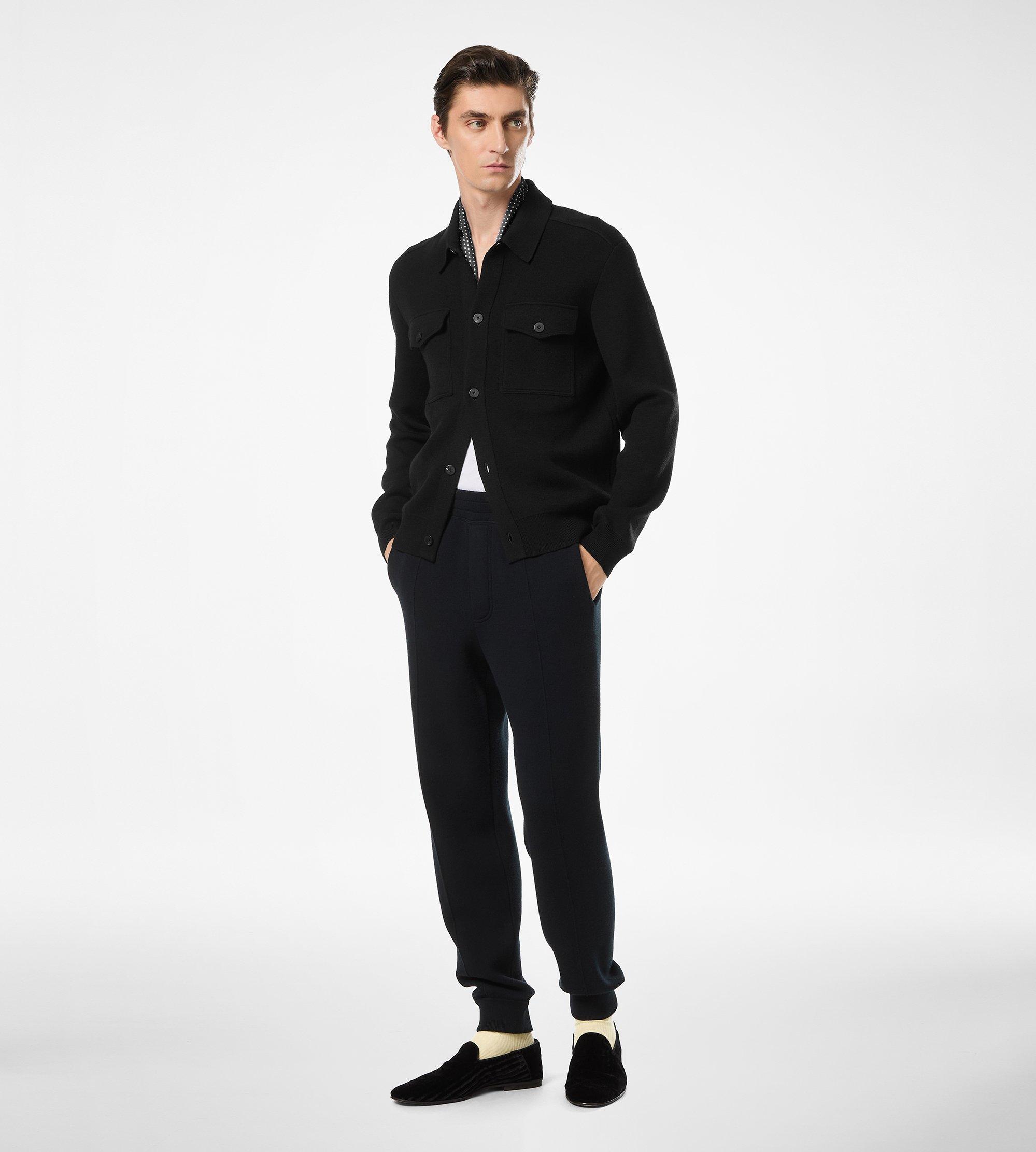 DOUBLE FACE WOOL CASHMERE OUTERSHIRT