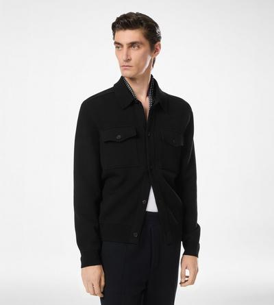DOUBLE FACE WOOL CASHMERE OUTERSHIRT image number 2