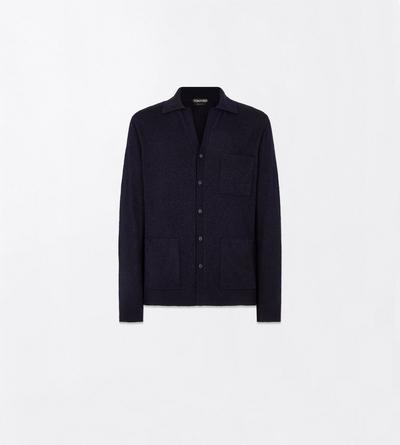 CASHMERE SILK BOUCL&Eacute; SHIRT