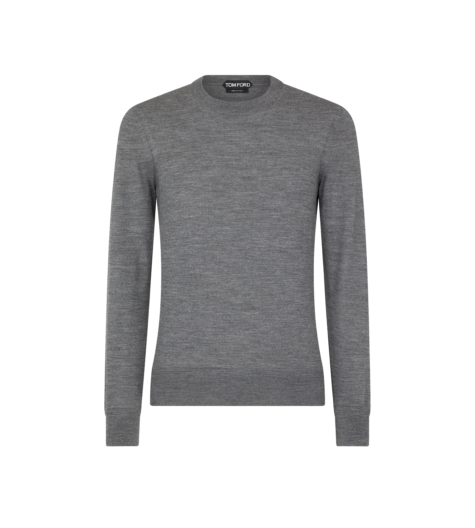 FINE GAUGE MERINO CREW NECK | Tom Ford Fashion