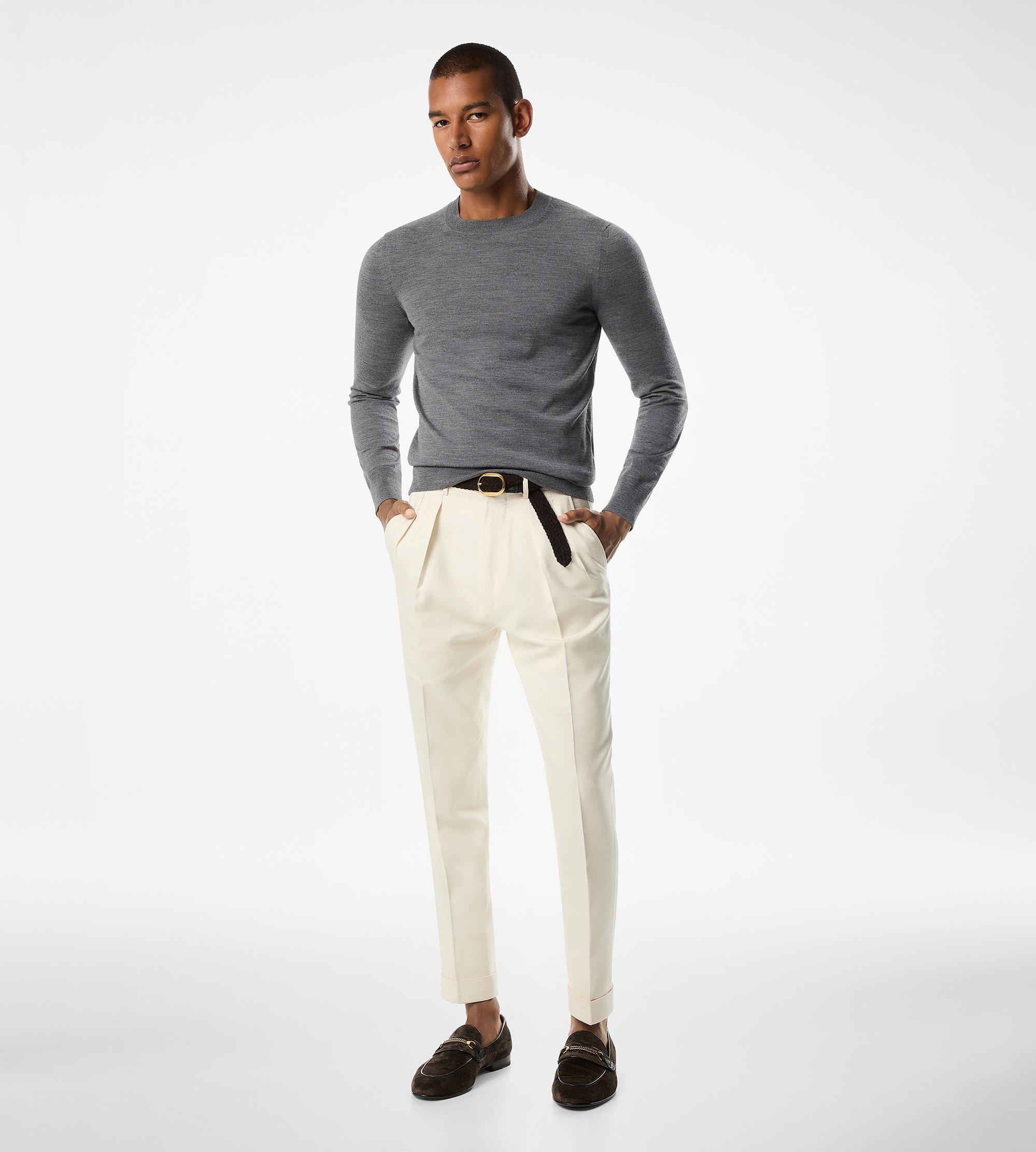 FINE GAUGE MERINO CREW NECK