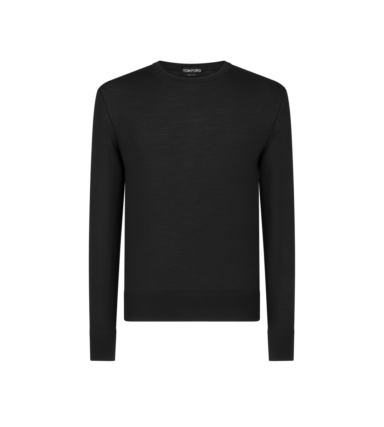 TOM FORD WOOL BLACK DOLCEVITA IN PURA LANA A MAGLIA FINE