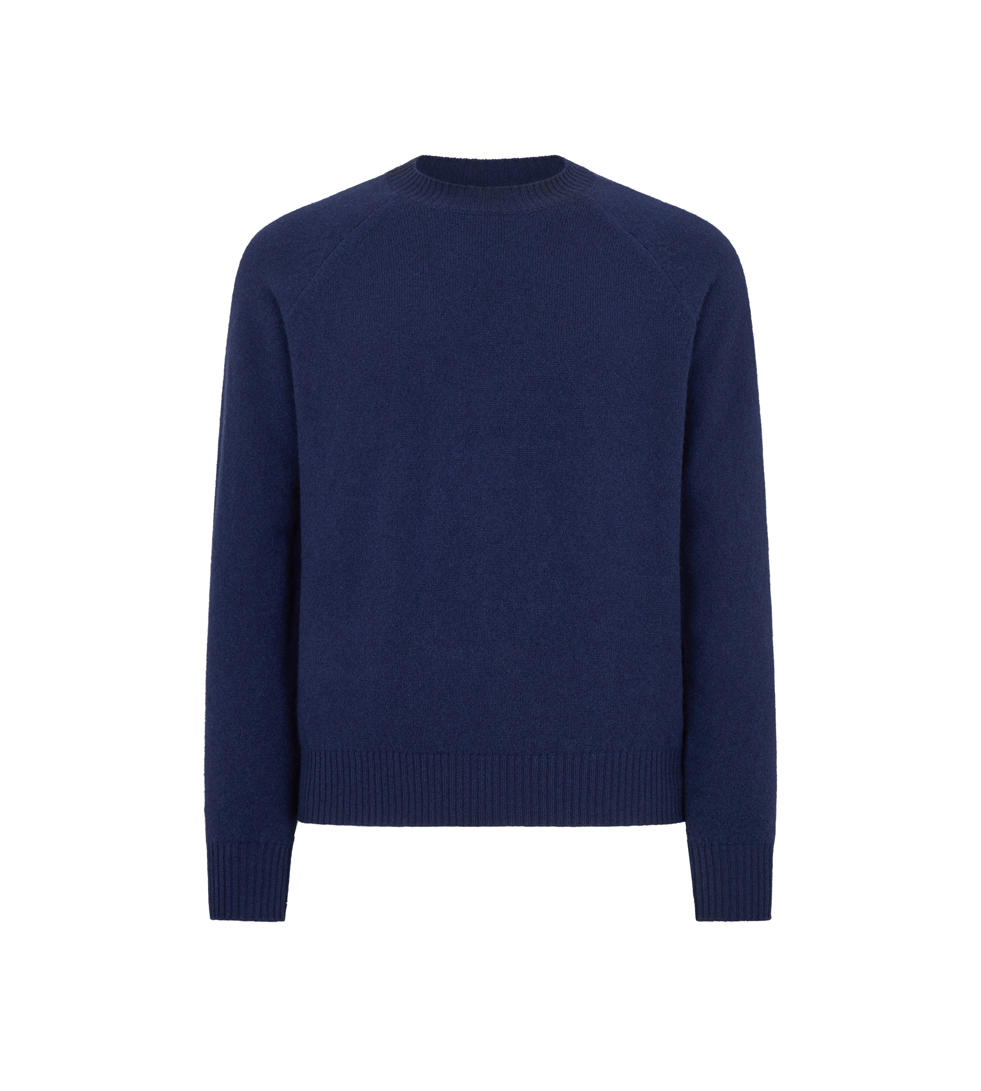 CASHMERE LAMBSWOOL CREW NECK SWEATER