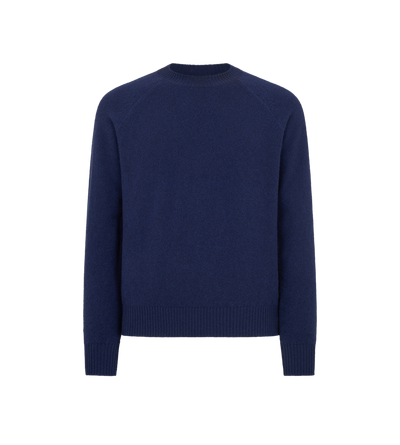 CASHMERE LAMBSWOOL CREW NECK SWEATER