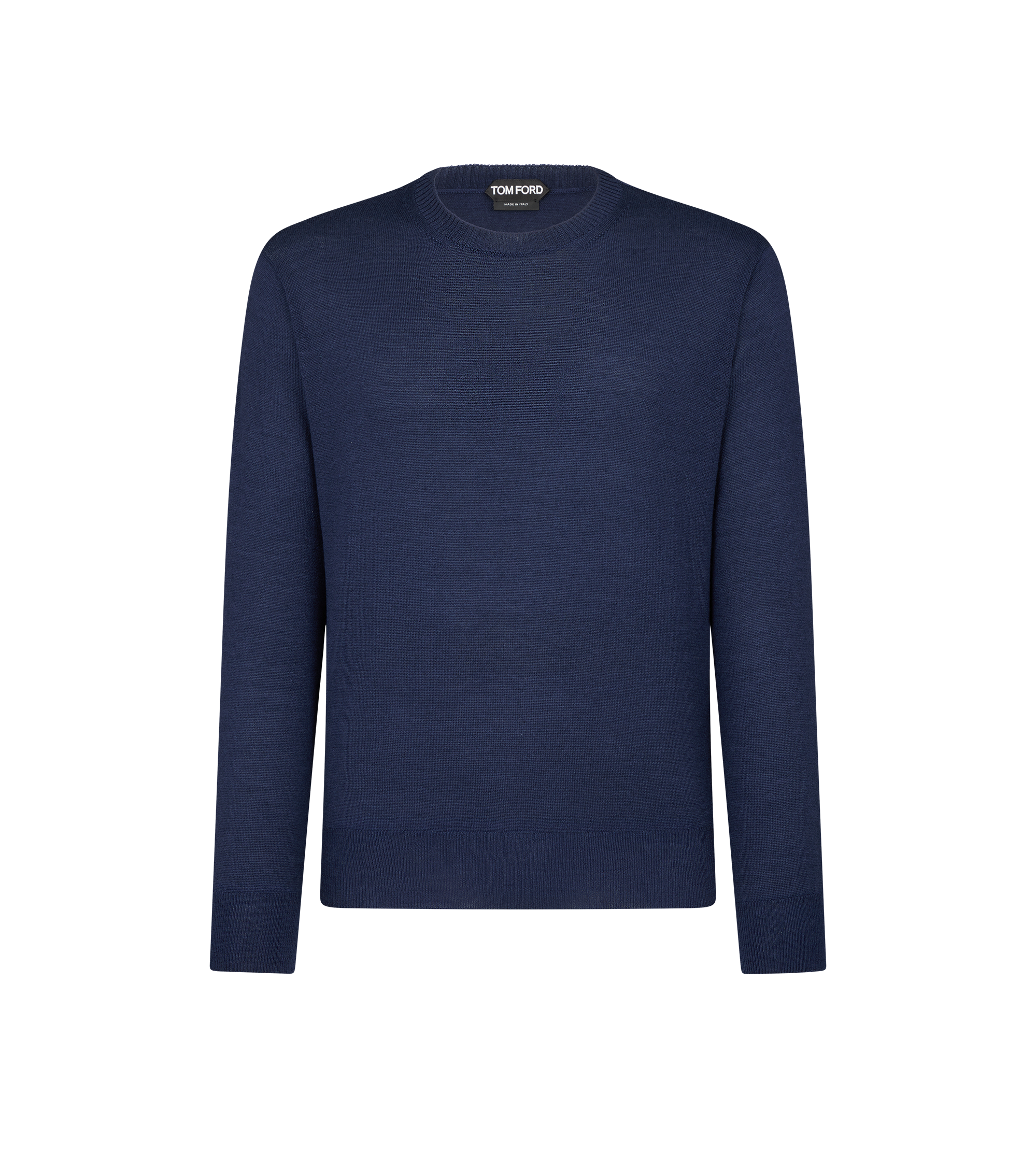 SEAMLESS ALPACA SILK CREW NECK