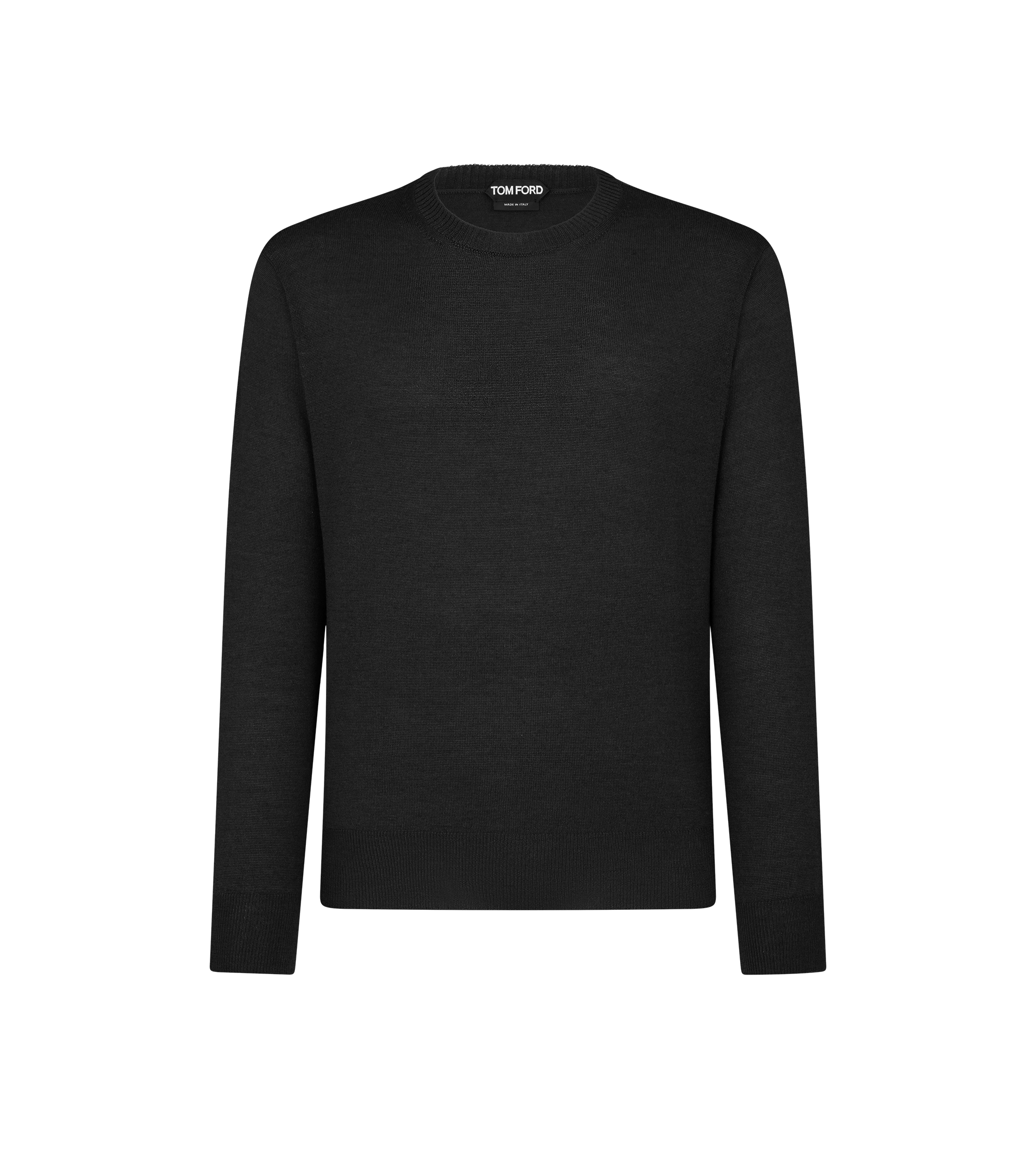 SEAMLESS ALPACA SILK CREW NECK