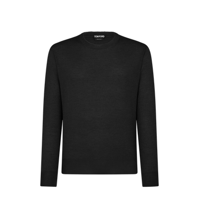 SEAMLESS ALPACA SILK CREW NECK image number 0