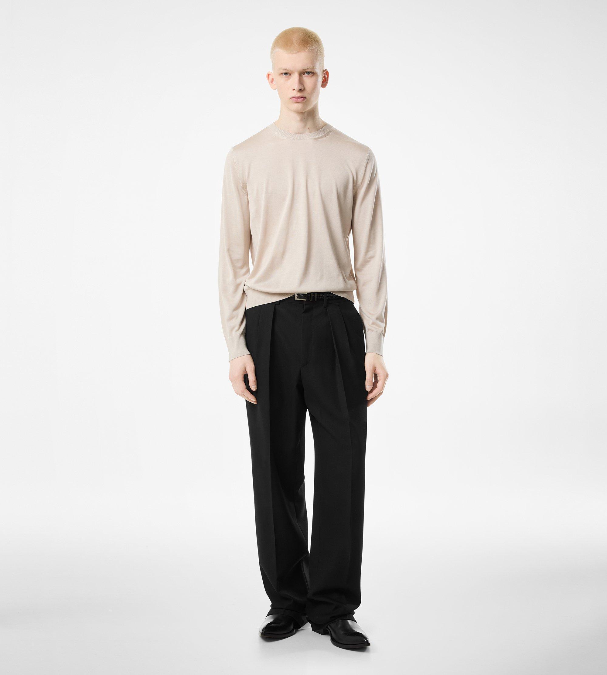 FLUID SILK CREW NECK