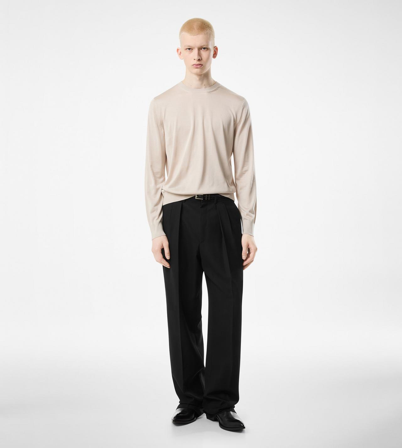 FLUID SILK CREW NECK image number 4