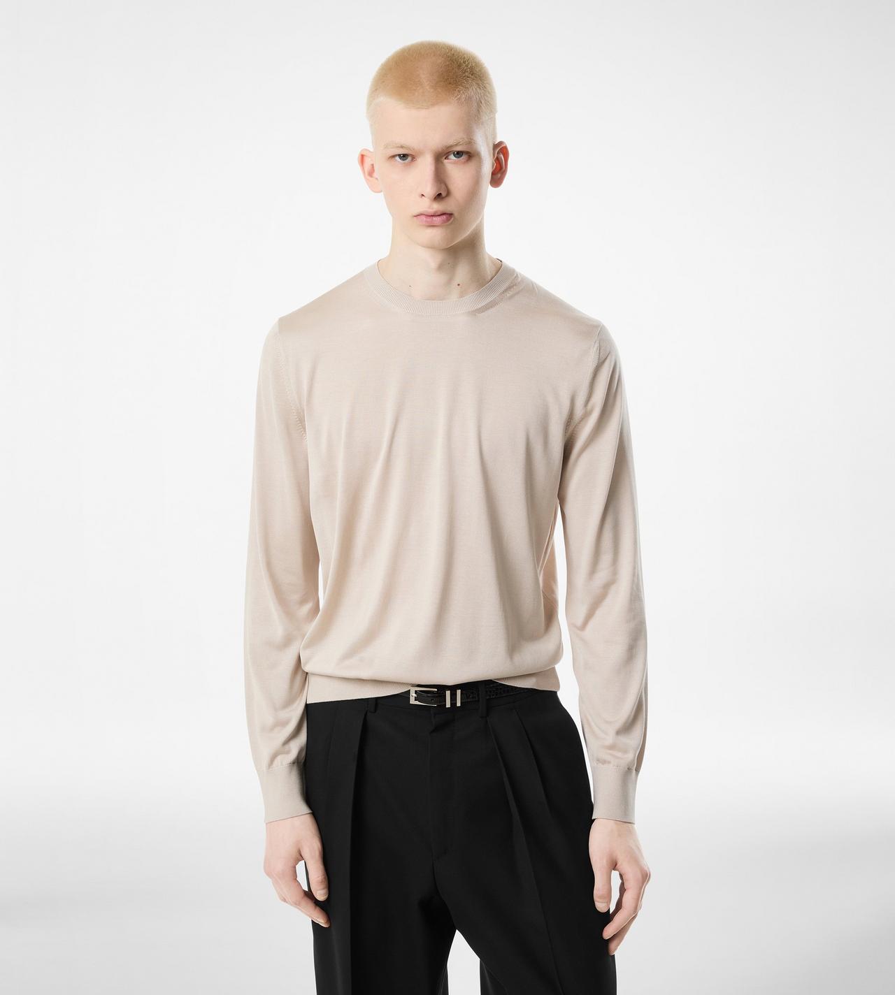 FLUID SILK CREW NECK image number 2