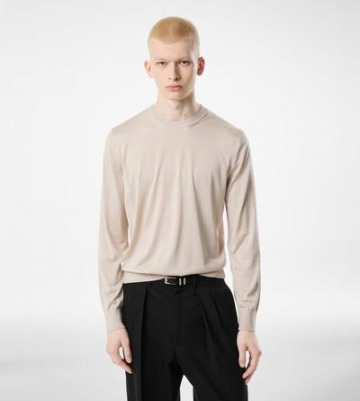 FLUID SILK CREW NECK image number 2