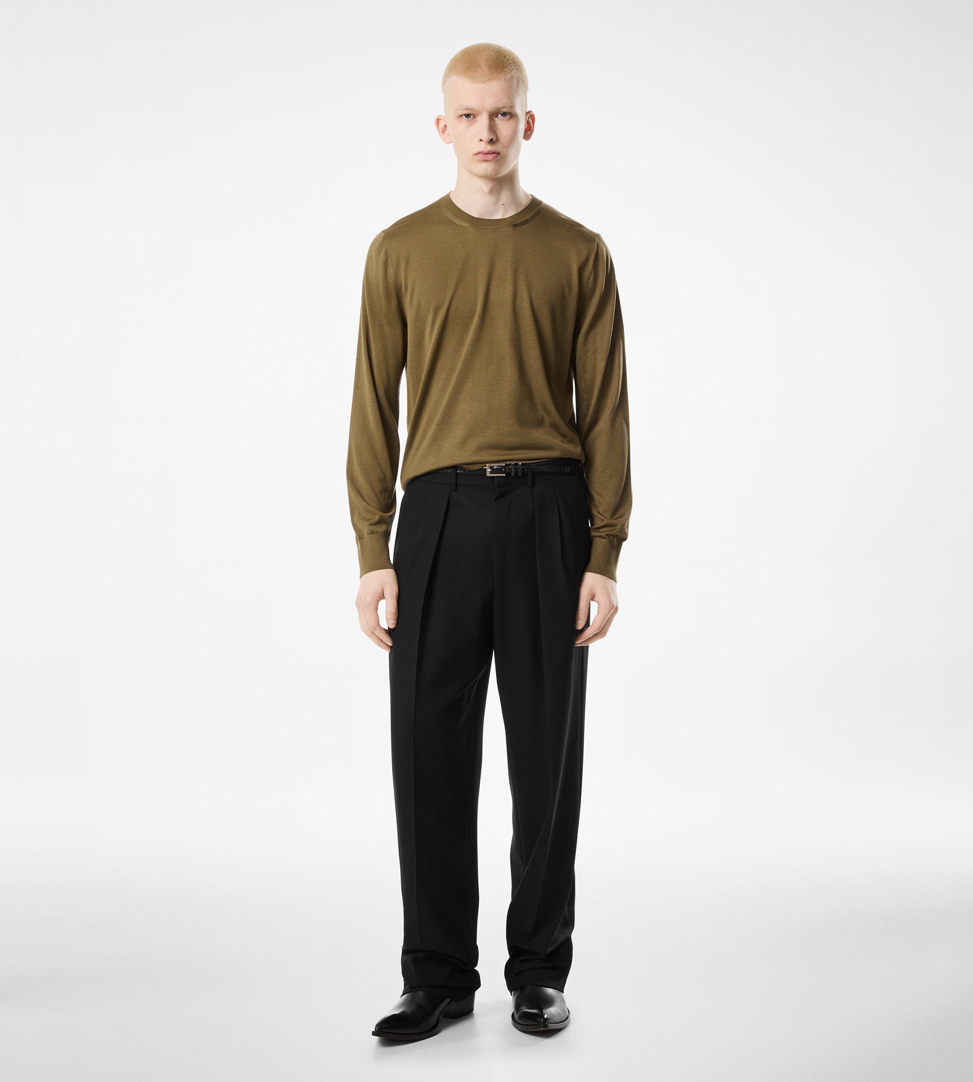 FLUID SILK CREW NECK