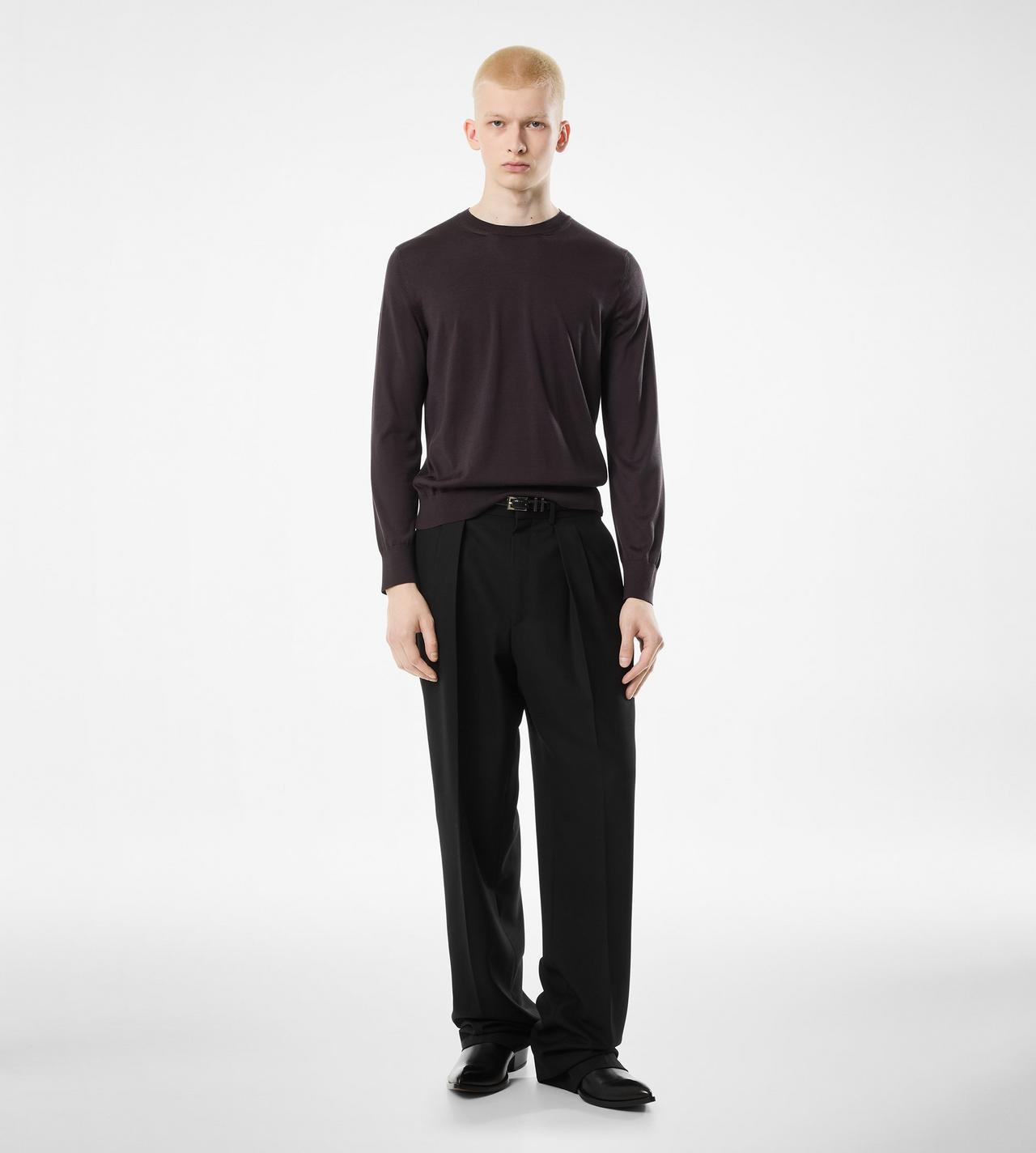 FLUID SILK CREW NECK image number 4