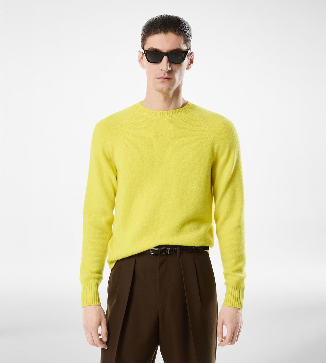 FELTED CASHMERE CREW NECK image number 1