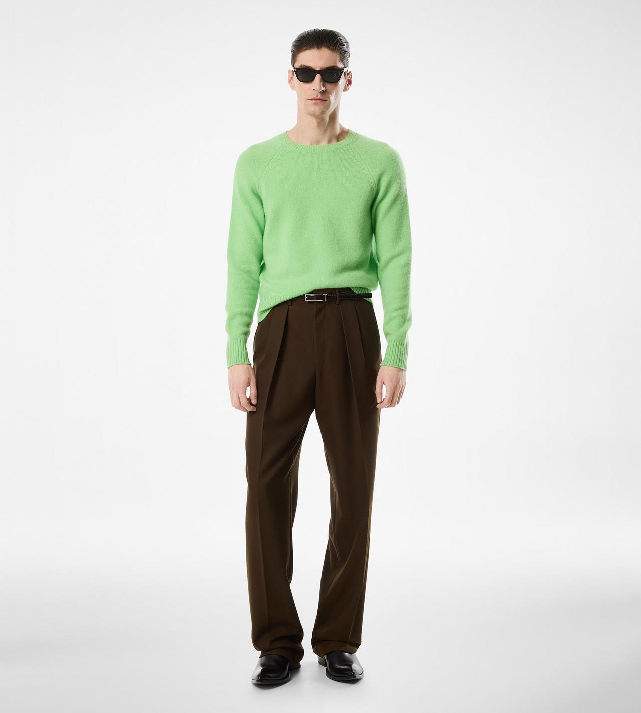 FELTED CASHMERE CREW NECK image number 4