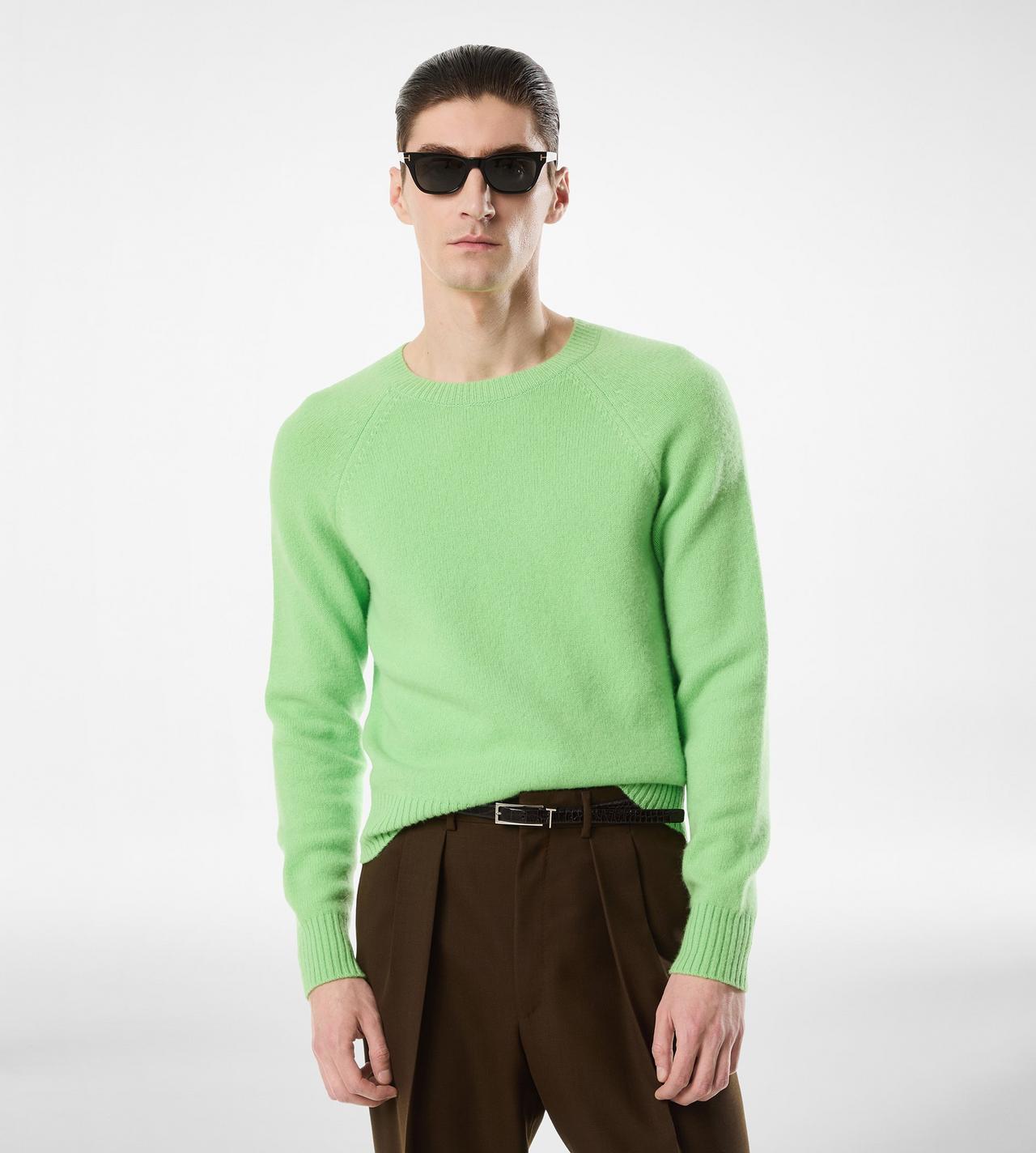FELTED CASHMERE CREW NECK image number 2