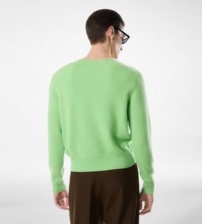 FELTED CASHMERE CREW NECK image number 3