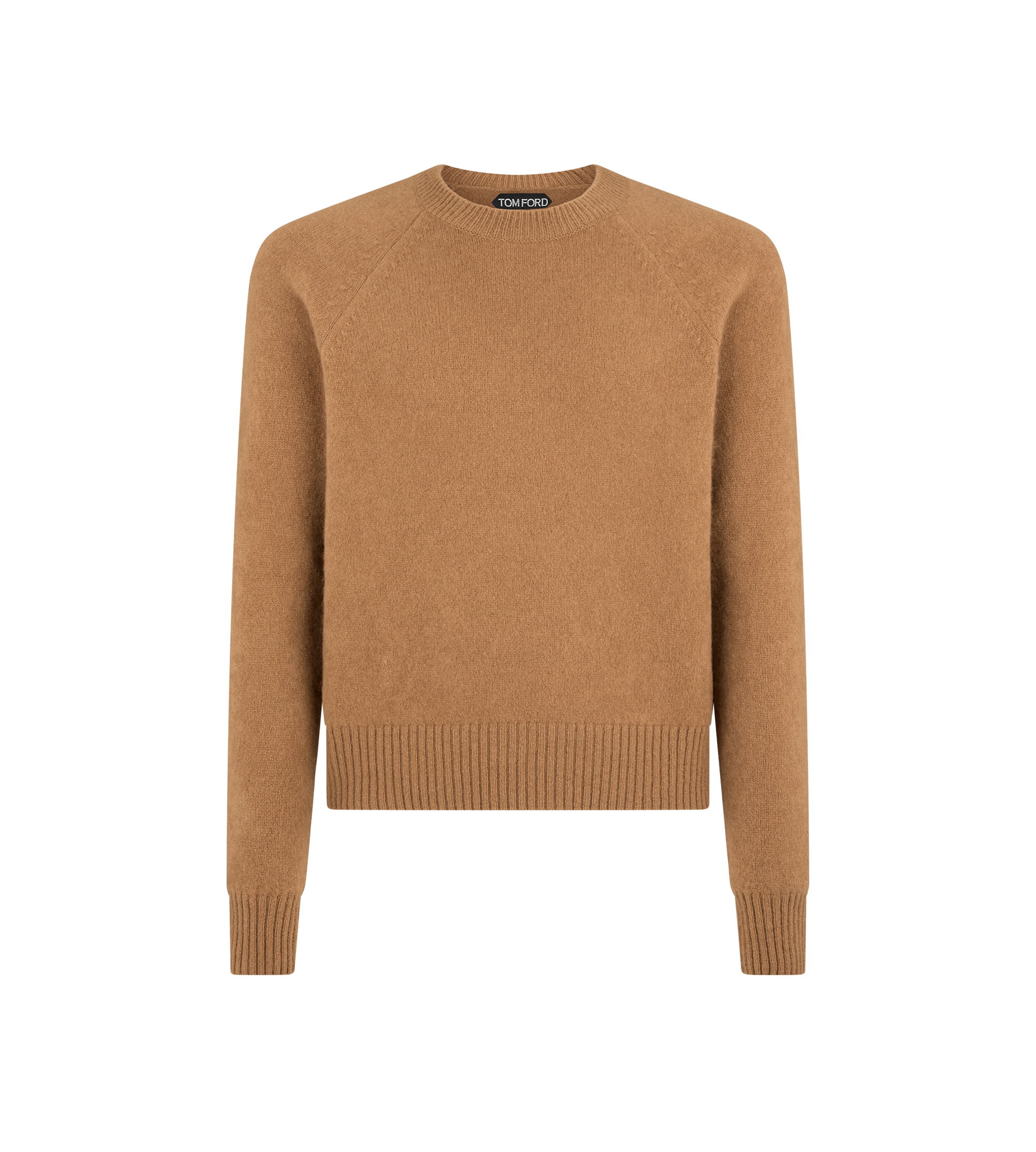 FELTED CASHMERE CREW NECK