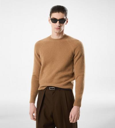 FELTED CASHMERE CREW NECK image number 2