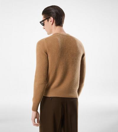 FELTED CASHMERE CREW NECK image number 3