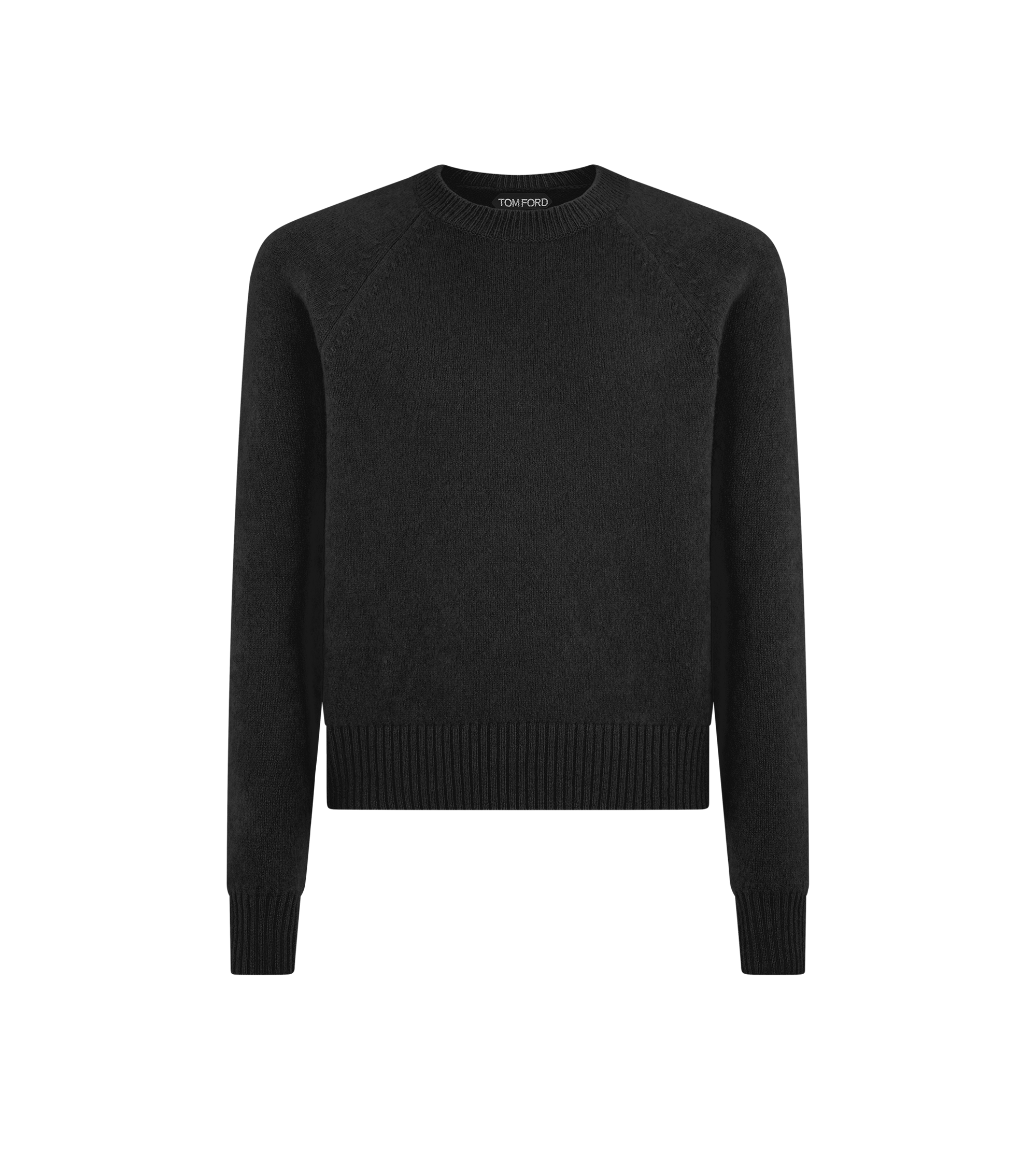FELTED CASHMERE CREW NECK