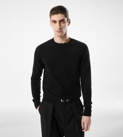 FELTED CASHMERE CREW NECK image number 1