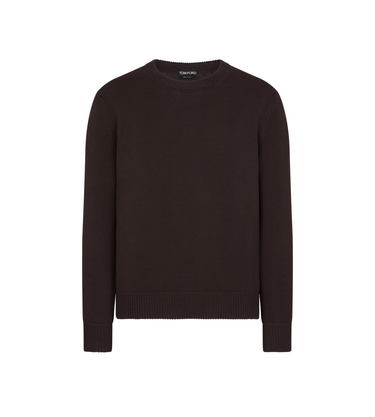 LIGHTWEIGHT COTTON BLEND CREW NECK image number 0