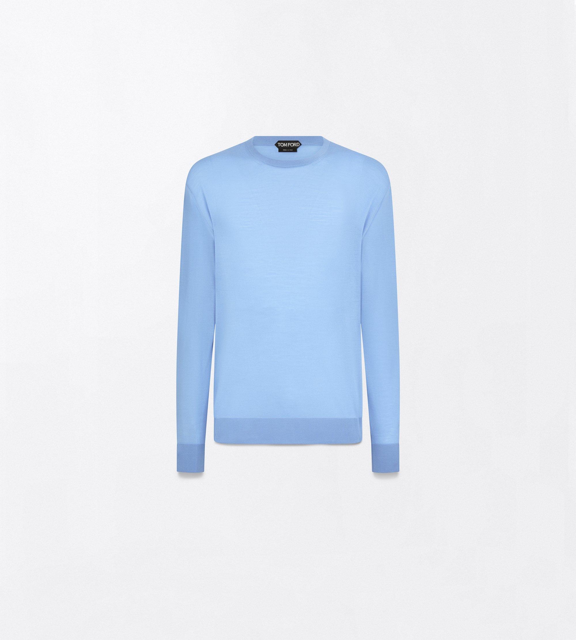 ULTRAFINE MERINO OVERSIZED CREW NECK.SWEATER