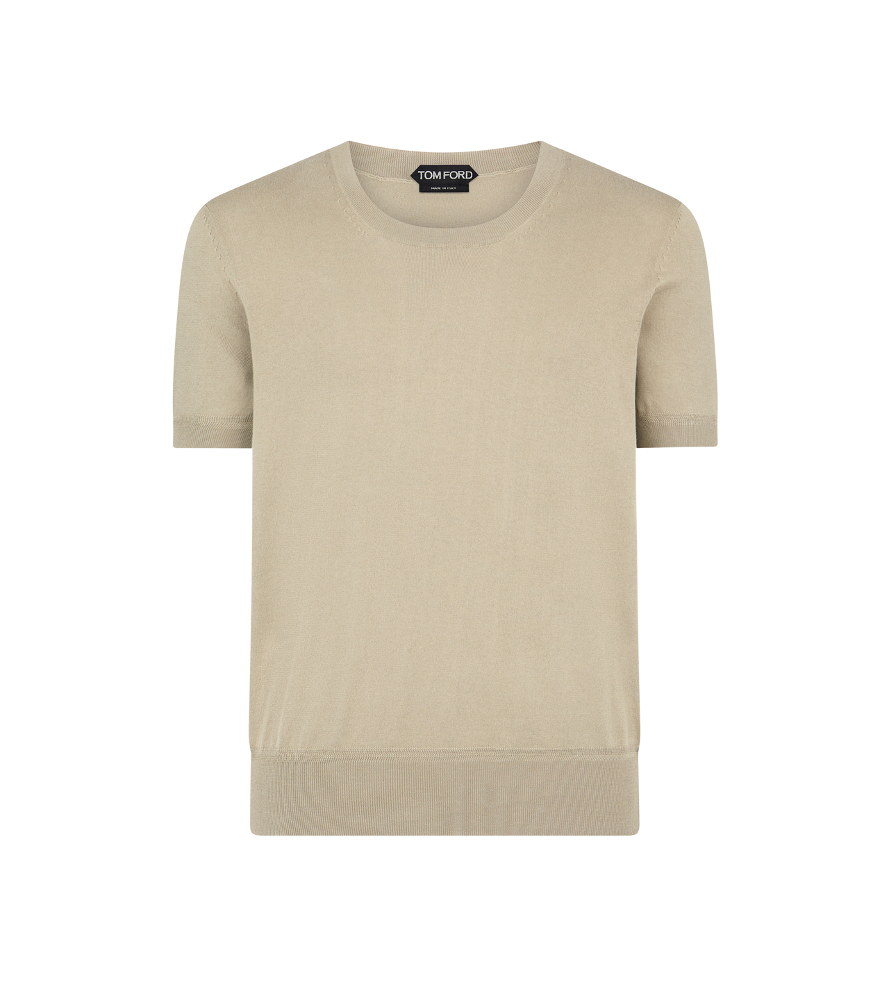 PURE COTTON CREW NECK T-SHIRT image number 0