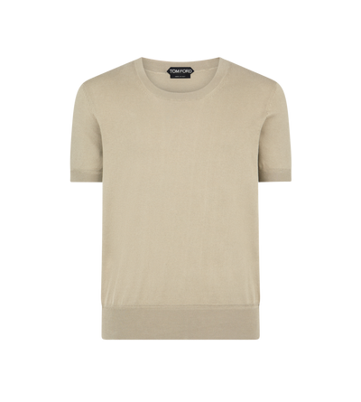 PURE COTTON CREW NECK T-SHIRT
