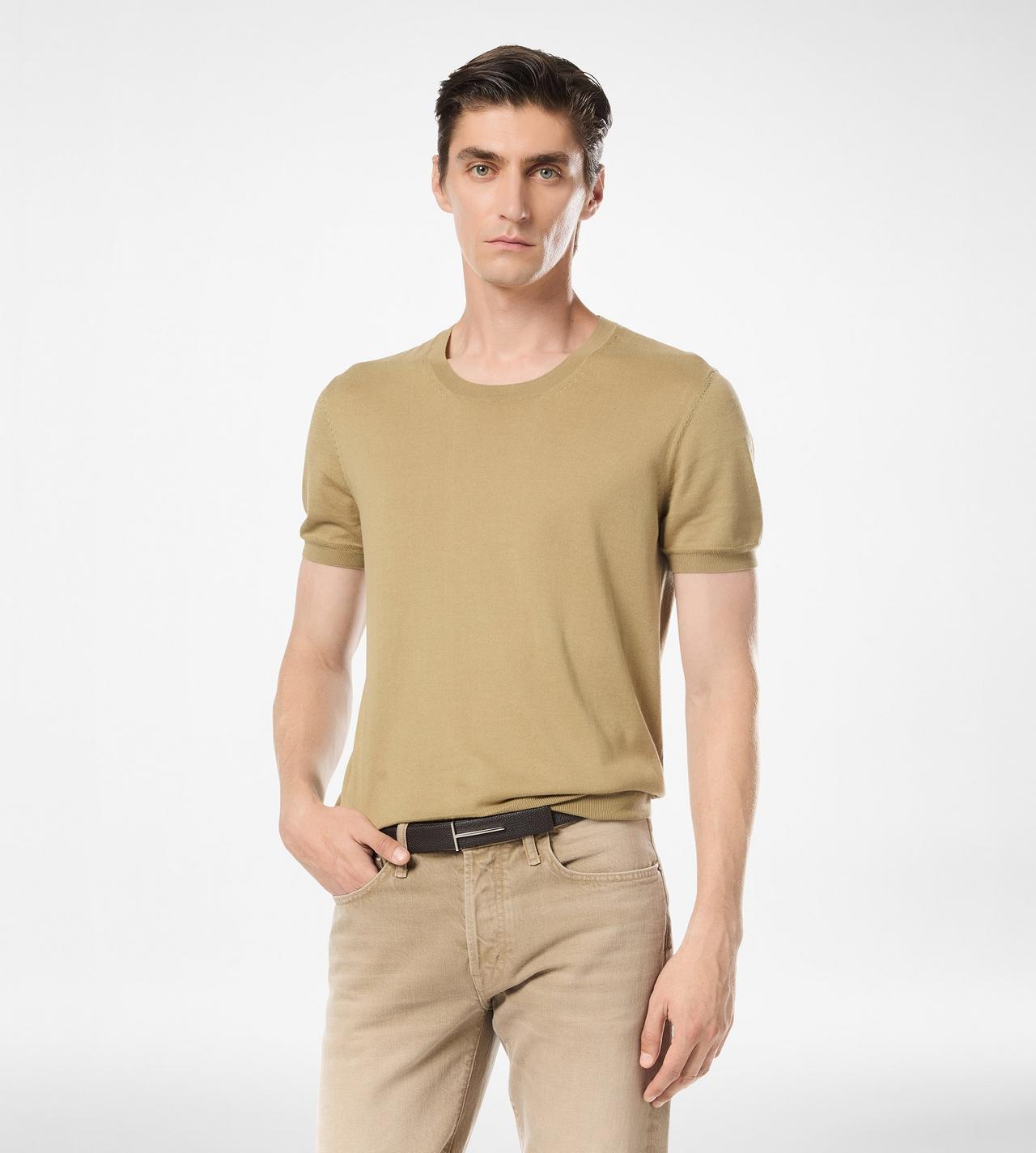 PURE COTTON CREW NECK image number 1