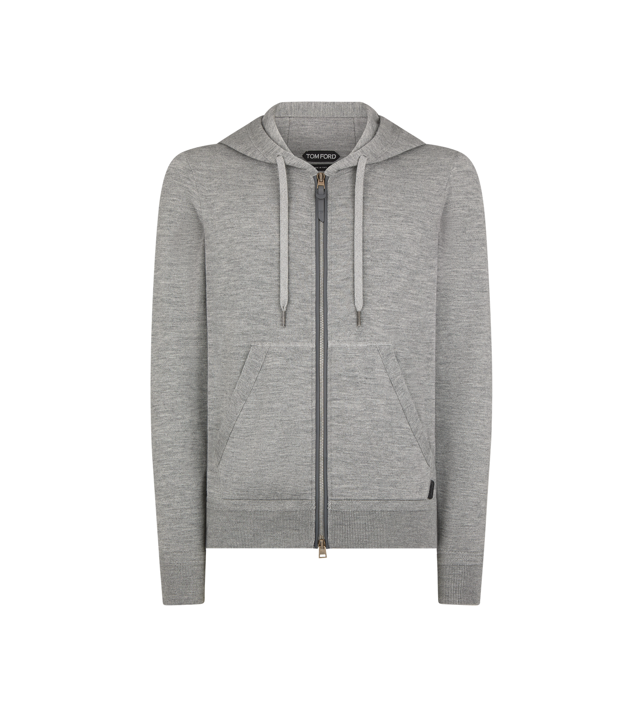 CASHMERE SILK ZIP HOODIE image number 0