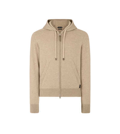 CASHMERE MERINO ZIP HOODIE